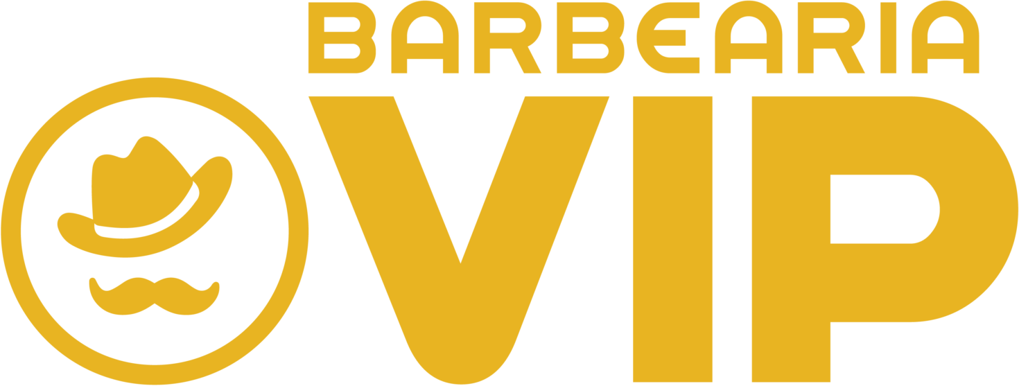 LOGO BARBEARIA VIP